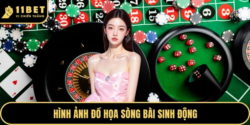 Hình ảnh đồ họa sòng bài sinh động