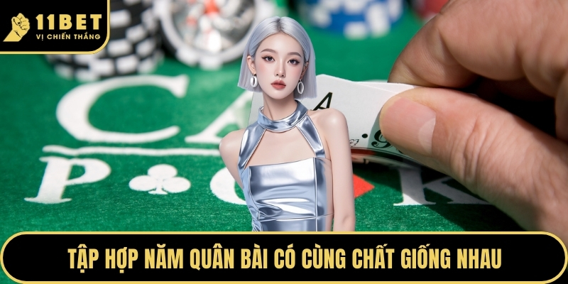 Tập hợp năm quân bài có cùng chất giống nhau